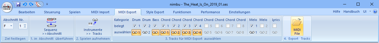 Register MIDI Export